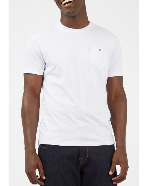 Ben Sherman Pocket Crew Neck T-Shirt White | Jean Scene