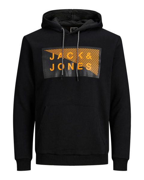 Jack & Jones Core Shawn Hooded Sweatshirts Black | Jean Scene
