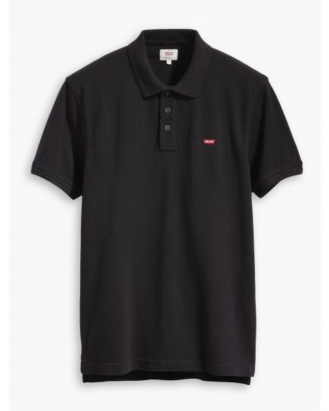 Levis Housemark Casual Men's Polo Shirt Mineral Black | Jean Scene