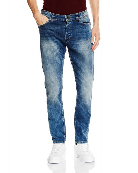 Only & Sons Loom Slim Fit Denim Jeans Medium Blue | Jean Scene