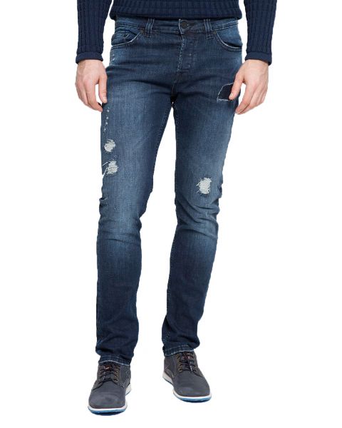 Only & Sons Loom Slim Fit Denim Jeans 4347 Dark Blue | Jean Scene