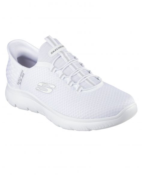 Skechers Summits High Range No Hands Slip-Ins Trainers White