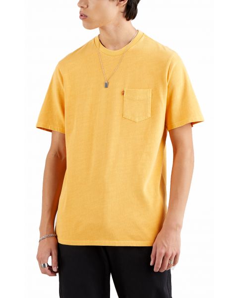 Levis Relaxed Pocket Men's T-Shirt Kumquat Garme | Jean Scene