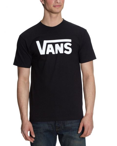 Vans Crew Neck Print T-shirt Black Image