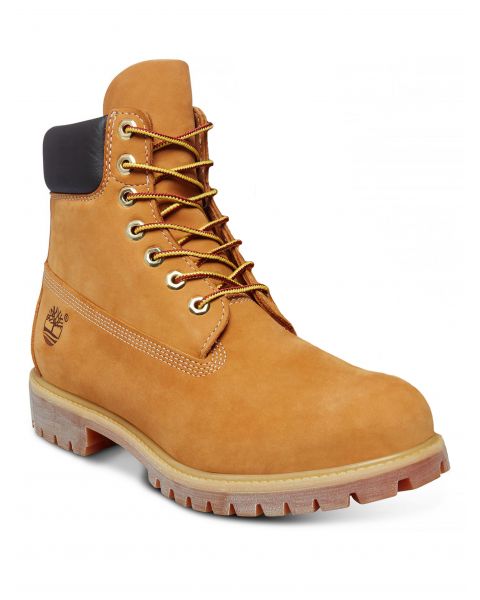 Timberland Mens Premium 6 Inch Leather High Boots Boots Wheat Yellow | Jean Scene