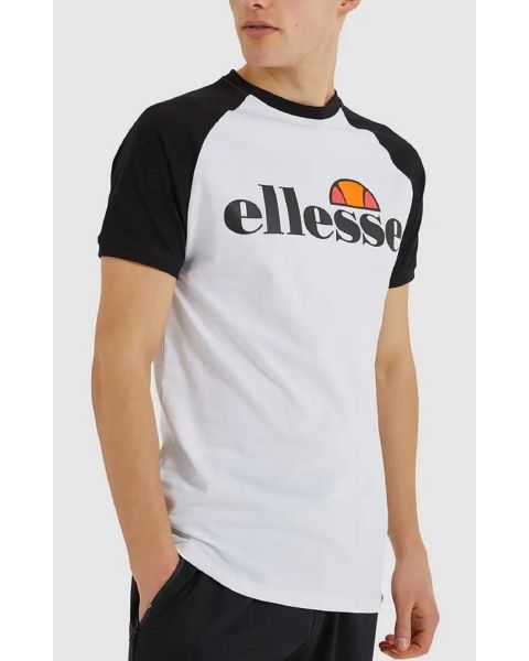 Ellesse Corp Crew Neck T-Shirt White/Black