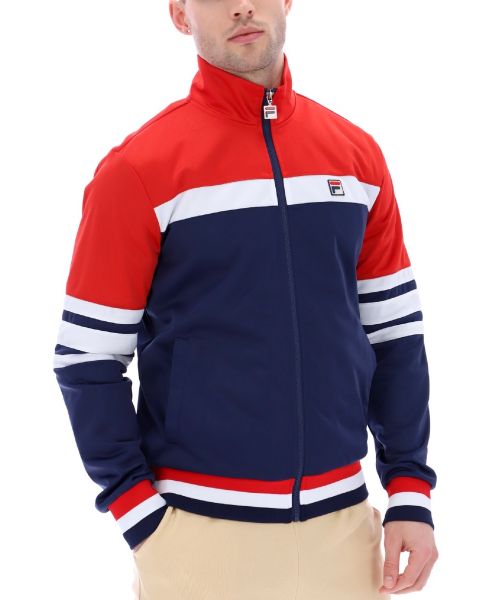 Fila Courto Track Jacket Peacoat/Chinese Red