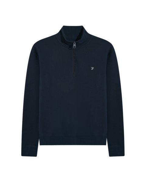 Farah Harry 1/4 Zip Jumper True Navy | Jean Scene