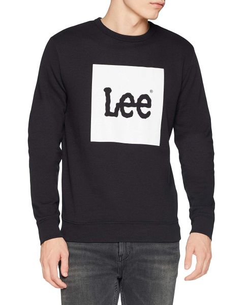 Lee Logo Sweatshirt Black | Jean Scene
