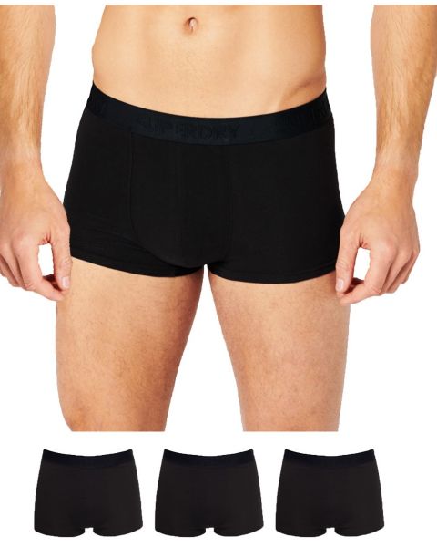 Superdry Classic 3 PACK Trunks Black