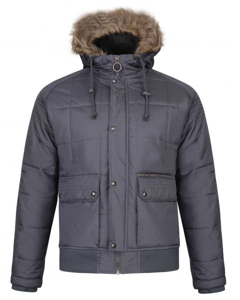 Ringspun Winter Padded Jacket Charcoal | Jean Scene