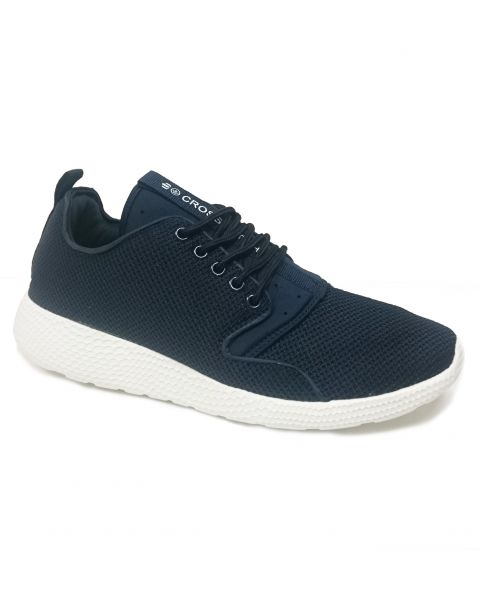 Crosshatch Mens Blistering Canvas Shoes Trainers Navy | Jean Scene