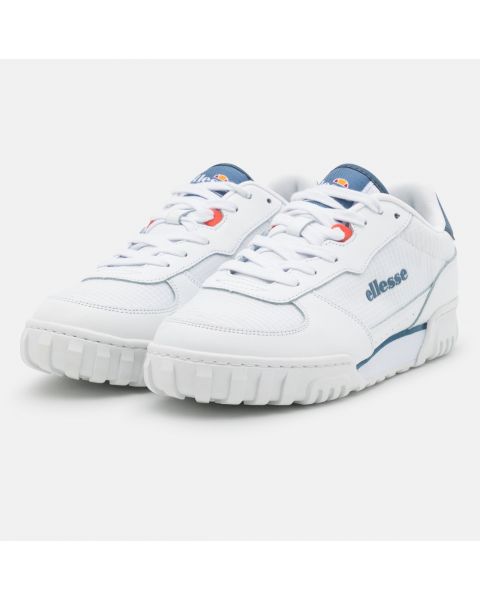 Ellesse Tanker Cupsule Leather Trainers White/Blue