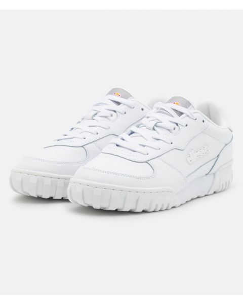 Ellesse Tanker Cupsule Leather Trainers White Mono