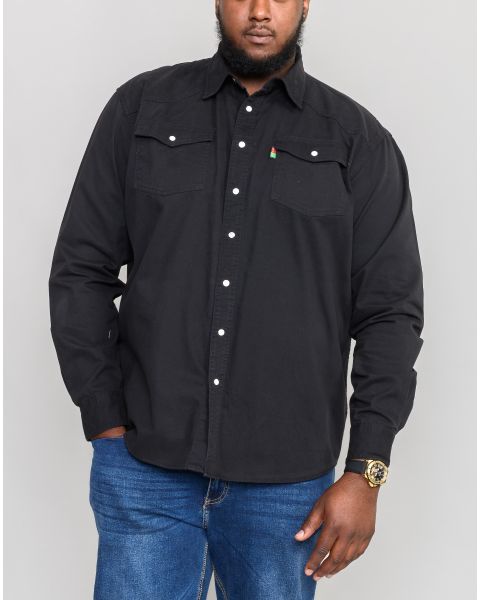 Duke Big Kingsize Black Denim Shirt Image